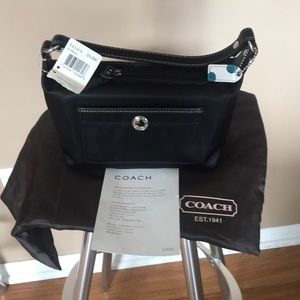 Coach black handbag